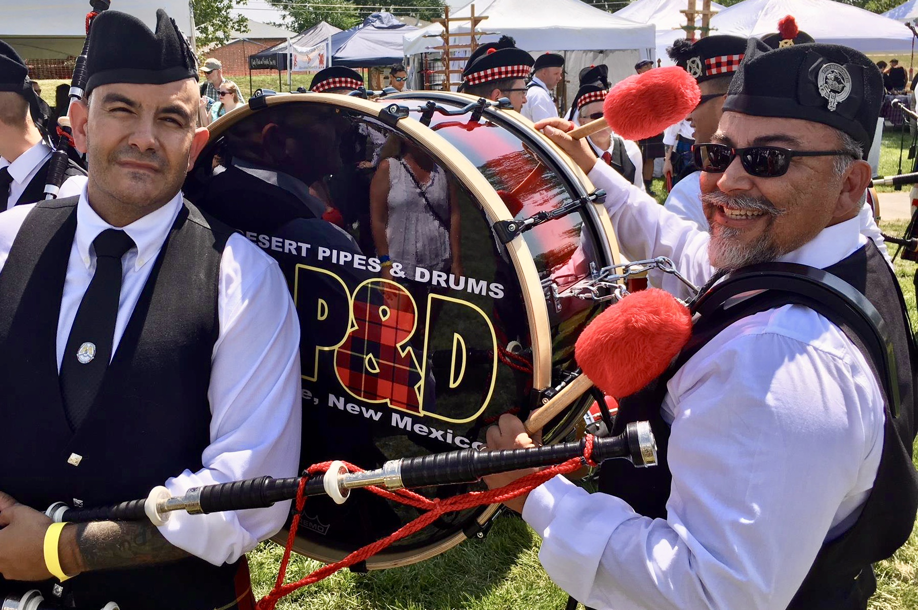 Members of High Desert Pipes and Drums