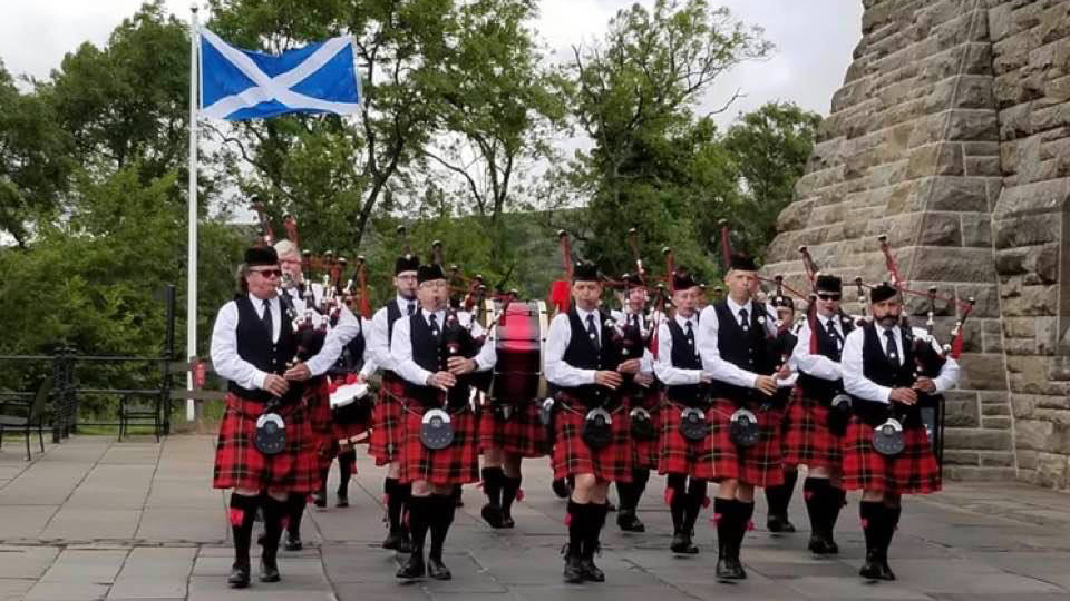 High Desert Pipes and Drums perform in Scotland